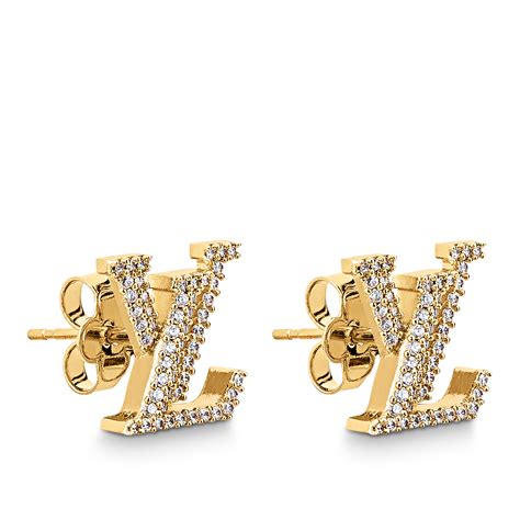 lv iconic earrings|louis vuitton diamond earrings.